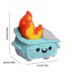 thumbnail image 4 of Fuego Contenedor Basura Ganchillo Apoyo Emocional (A), 4 of 6