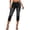 Black, variant on Fgnfyis Womens Capri Pants Fashion Stretchy Distressed Washed Straight Leg Denim Cropped Trousers Pants for Women Black L