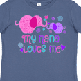 thumbnail image 4 of Inktastic My Nana Loves Me- Cute Elephants Boys or Girls Toddler T-Shirt, 4 of 5