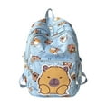 thumbnail image 1 of CHENMEI Capybara Backpack Nylon Bag Cute Kapibara Bag Capy Daypack, 1 of 2