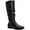 Black, variant on Womens Kelimae Faux Suede Tall Riding Boots