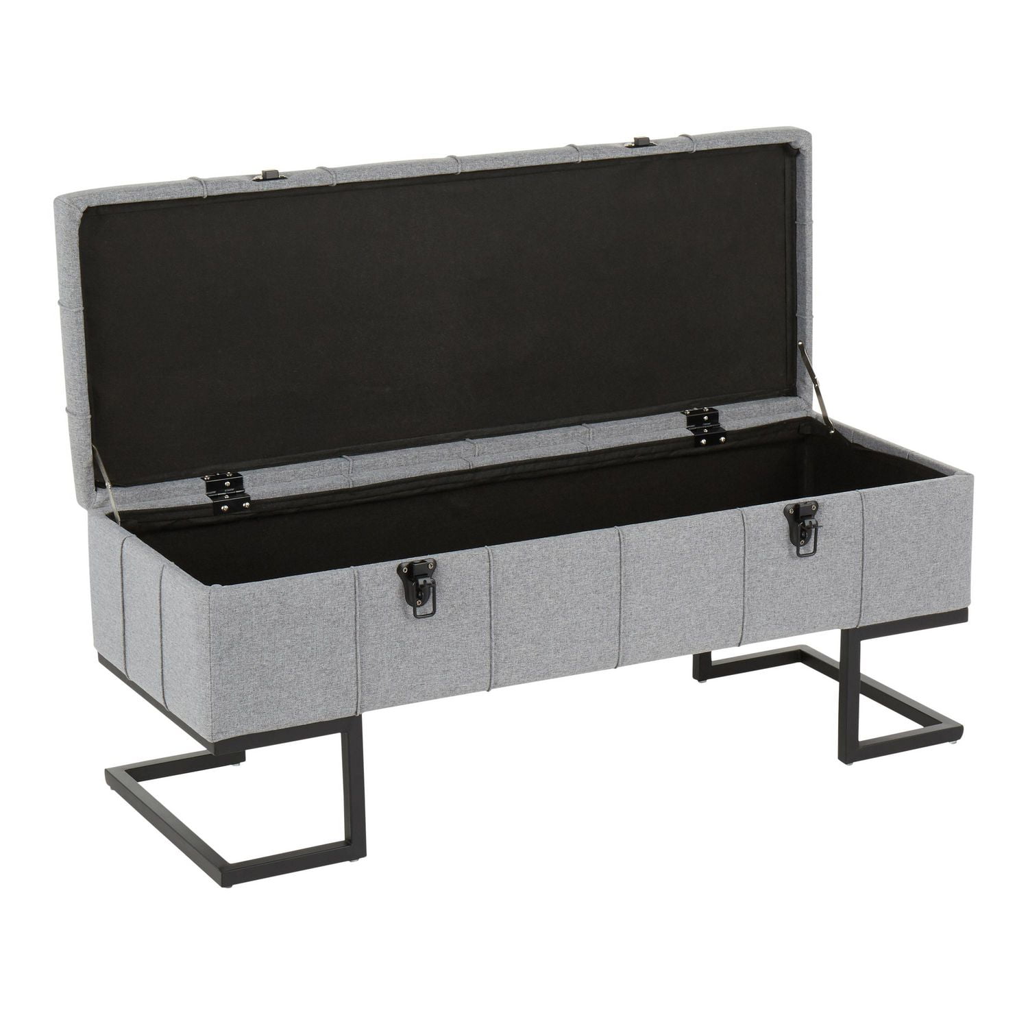 Midas Contemporary Storage Bench by LumiSource
