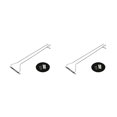 thumbnail image 2 of Bearachild Sola debajo del gabinete Stemware Rack Barra de cocina Alambre de acero inoxidable Soporte para colgar copas de vino Type1 NO1 Bearachild CBP101528, 2 of 6