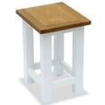thumbnail image 1 of vidaXL End Table 27x24x37 cm Solid Oak Wood, 1 of 3