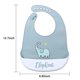 thumbnail image 1 of Baberos de bebé de silicona de grado alimenticio de 2 uds con bolsillo colector de alimentos, sin bpa, impermeables, baberos suaves para ni?os peque?os LingWen 8390615971355, 1 of 1