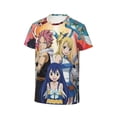 thumbnail image 3 of Fairy Tail Kids' Short Sleeve T-Shirt Print Tee Shirts For Boys & Girls Summer Casual Wear Fashion Top Blouse Large, 3 of 9
