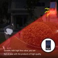 thumbnail image 4 of Naiovety Lámpara de alarma solar Control remoto Alarmas de seguridad PIR Movimientos Sirena Sensor portátil ligero Detector Luz de pared para exteriores Iluminación y accesorios Negro Naiovety HA073374-02, 4 of 6