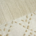 thumbnail image 4 of Rizzy Home Color Block 20" x 20" Down Pillow with Poly Pet Cover Ivory/Blush, 4 of 5