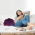 thumbnail image 4 of ViLaViDeca Shell Pillow Home Sofa Bedside Decorative Texture Cushion, 4 of 5