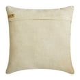 thumbnail image 3 of The HomeCentric Decorative Beige 20"x20" (50x50 cm) Throw Pillows, Linen & Velvet Patchwork, Textured, Pintucks & Solid Throw Pillows For Couch, Patchwork Modern Style - Two By Two, 3 of 3