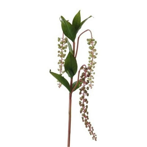 Distinctive Designs DI-609-GR DIY Foliage 25 in. L Artificial Green Poke Berry Spray x 3- 288 per case - Pack of 24