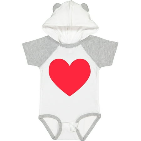 

Inktastic Valentine s Day Red Heart Gift Baby Boy or Baby Girl Bodysuit