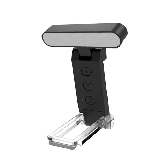 KLKCMS Lampe de Lecture Compacte Rechargeable pour Lecteurs Amateurs de Livres Trains Noir Rectangle