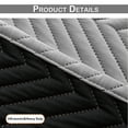 thumbnail image 6 of Qelus 100% Blackout Thermal Curtains for Winter, Rod Pocket Cold Blocking Thick Quilted Curtain Windproof Soundproof for Living room, Bedroom, 55''x 69'', Gray, 1 Panel, 6 of 9