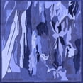 thumbnail image 1 of Ahgly Company Indoor Square Abstract Blue Modern Area Rugs, 4' Square, 1 of 4