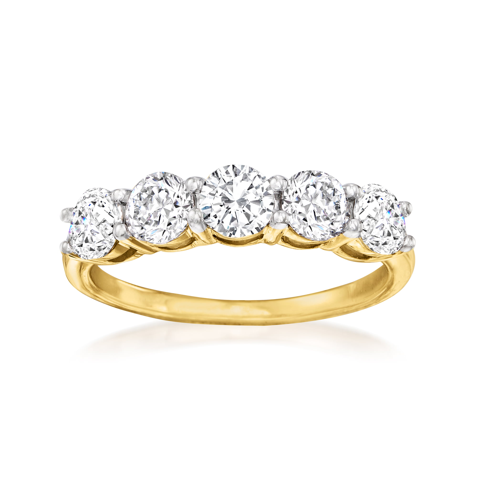 t.w Ross-Simons 1.50 ct Diamond Eternity Band in 14kt Yellow Gold