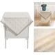 thumbnail image 1 of Nvzi Mantel cuadrado, mantel para mesita de noche, funda para mesa auxiliar, mantel para mesita de noche, mesa de té, mesa auxiliar, tocador, funda protectora para muebles (encaje hueco), 1 of 5