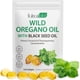 thumbnail image 1 of Cápsulas blandas de aceite de orégano - Aceite de orégano silvestre de 6,000 mg con aceite de semilla negra cápsulas de 200 mg, 120 unidades, potente carvacrol y timoquinona, sin OMG, sin lácteos, 1 of 9