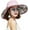 Pink, variant on Womens Summer Sun Hat Super Wide Brim Floral Beach Bucket Caps Reversible Foldable UV Protection Lady Hat Travel