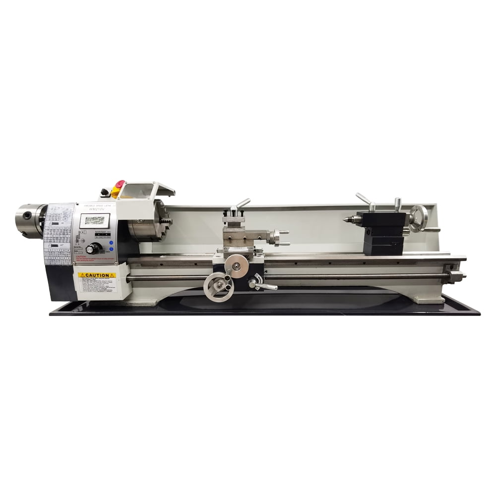 Precision Inch Thread Metal Lathe Double Head Double Chuck Bench