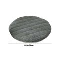 thumbnail image 3 of EazyTech Round Chair Cushion - Thickened Memory Foam, Removable & Washable, Non-Slip Seat Cushion for Office Floor Meditation - Diameter 12in Black, 3 of 6