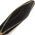 thumbnail image 2 of Coach Women's Small Corner Zip Wristlet with Coach Monogram Print (Black), 2 of 3