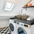thumbnail image 4 of Kaboon Washer Dryer Countertop with Edge Rails, 27.5" x 54", Black, 4 of 6