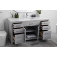 thumbnail image 5 of Elegant Lighting Vf23360 Lewis 60" Free Standing Single Basin Vanity Set - White, 5 of 6