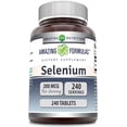 thumbnail image 1 of Selenio Selenium 200 Mcg Amazing Formulas 240 Tabletas Anticancerigeno, 1 of 4