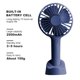 thumbnail image 2 of Ventilador portátil de mano estable ventilador personal recargable para el verano (azul) Likrtyny Para estrenar, 2 of 8
