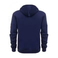 thumbnail image 5 of Lovskoo Men's Multi-Pocket Cargo Fleece Hoodie Spring and Fall Printed Hooded Sweatshirt Half Zip Pullover Sweatshirt Navy, 5 of 7