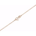 thumbnail image 2 of 14k solid rose pink gold 1mm singapore chain necklace 20", 2 of 4