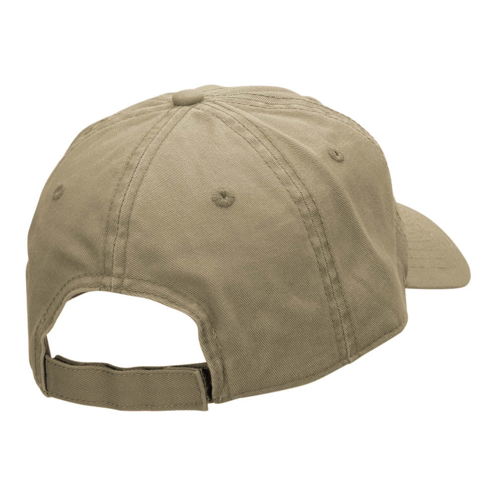 Referee Tee Embroidered Deluxe Washed Twill Cap - Khaki OSFM