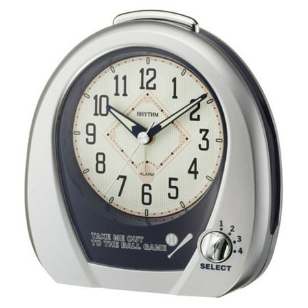 Mlb Baseball Alarm Clock - Rhythm USA Baseball Alarm Clock