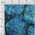 thumbnail image 2 of oneOone Silk Tabby Medium Blue Fabric Abstract Leaf Texture Craft Projects Decor Fabric Printed By The Yard 42 Inch Wide, 2 of 4