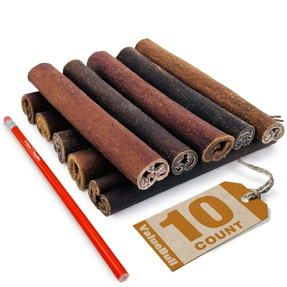 ValueBull Collagen Sticks for Dogs, 6 Inch Super Jumbo Chews, Natural Long-Lasting Dog Treats, 10 Count