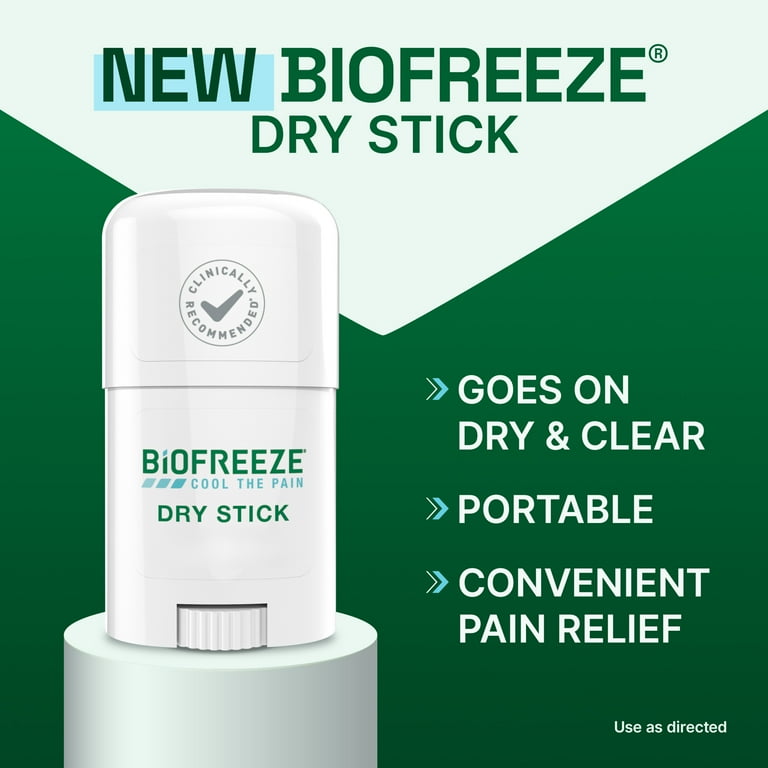 BioFreeze Dry Stick Pain Reliever, 0.76 oz photo 2
