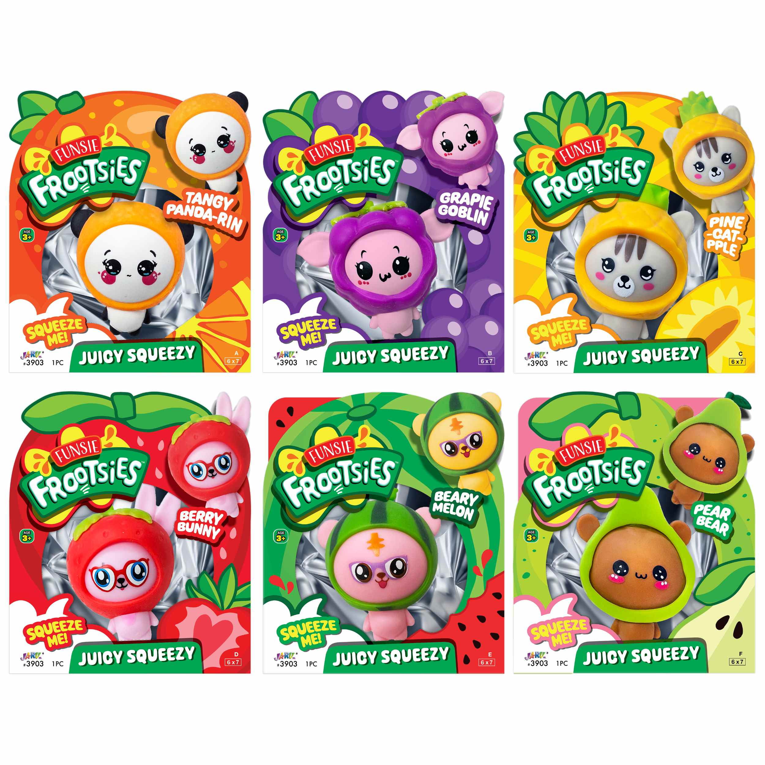 Ja-Ru Kawaii Cutie Puffs-Styles Vary-Sold Separately 1 Piece