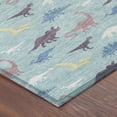 thumbnail image 3 of Addison Rugs Chantille Indoor/Outdoor Transitional Kids Aqua Machine Washable Rectangle Rug, 10' x 14', 3 of 8