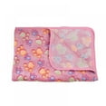 thumbnail image 2 of Dog Puppy Non Slip Mats Dogs Blankets, Washable Fuzzy Soft Pet Blanket Throw Cover for Kennel Crate Bed, Cute Paw Pattern, 2 of 4