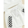 thumbnail image 6 of Summer Infant Baby Boys Shorts Set, Short Sleeve Crew Neck Plaid T-shirt with Elastic Waist Shorts Outfit, 6 of 8