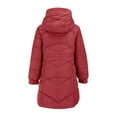 thumbnail image 5 of iOPQO Long Puffer Coat Women Womens Long Winter Coat Parkas for Women Warm Coats for Women Womens Puffer Jacket with Hood Warm Winter Coats for Women Womens Full Zip Jacket Red M, 5 of 9