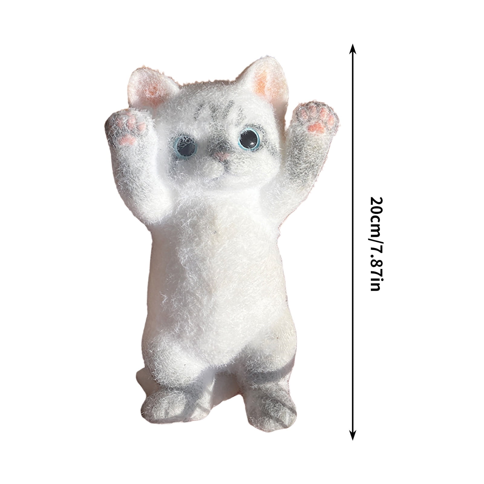 Cat Pinch Toys, Soft Kitty Squeeze Fidget Toys for Stress Relief, Decompression Sensory Balls Toys for Autism