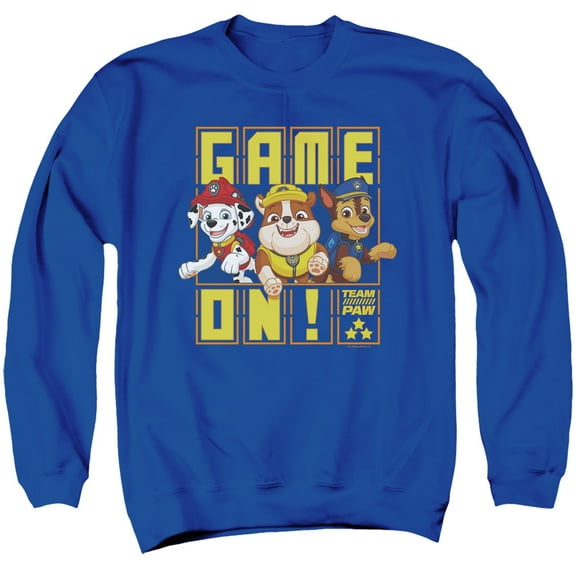 Paw Patrol Game On Team Paw Unisex Adult Crewneck Sweatshirt