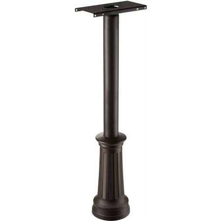 Architectural Mailboxes Basic In-Ground Post with Decorative ABS Cover, Rubbed Bronze