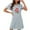 Dark Gray, variant on Xfvqtps Valentine's Day Nightgown for Women Plus Size Rose Print Short Sleeve Crew Neck Solid Color Lightweight Soft Comfortable Pajamas Gray