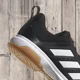 thumbnail image 3 of Adi-das Ligra 7 FZ4658 Mens Black White Lace Up Insoor Court Shoes Uk11.5 US12, 3 of 5