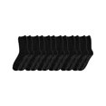 thumbnail image 3 of Non Skid Socks - Hospital Socks - Six Pack - Black Pack One-Size, 3 of 3