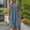 Blue Dresses for Women, variant on Blczomt Spring Dresses for Women Midi Summer Tank Dress Green Cotton Linen Sleeveless Casual Solid Color Womens Fashion 2025