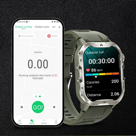 Viflosae Smart Watch 1.93-inch HD Screen Bluetooth Call Outdoor Water Proofing Multi Functional Sports Watch Suitable For Gifts Smart Watch for Kids Gifts Deals of the Week Clearance Electronics
